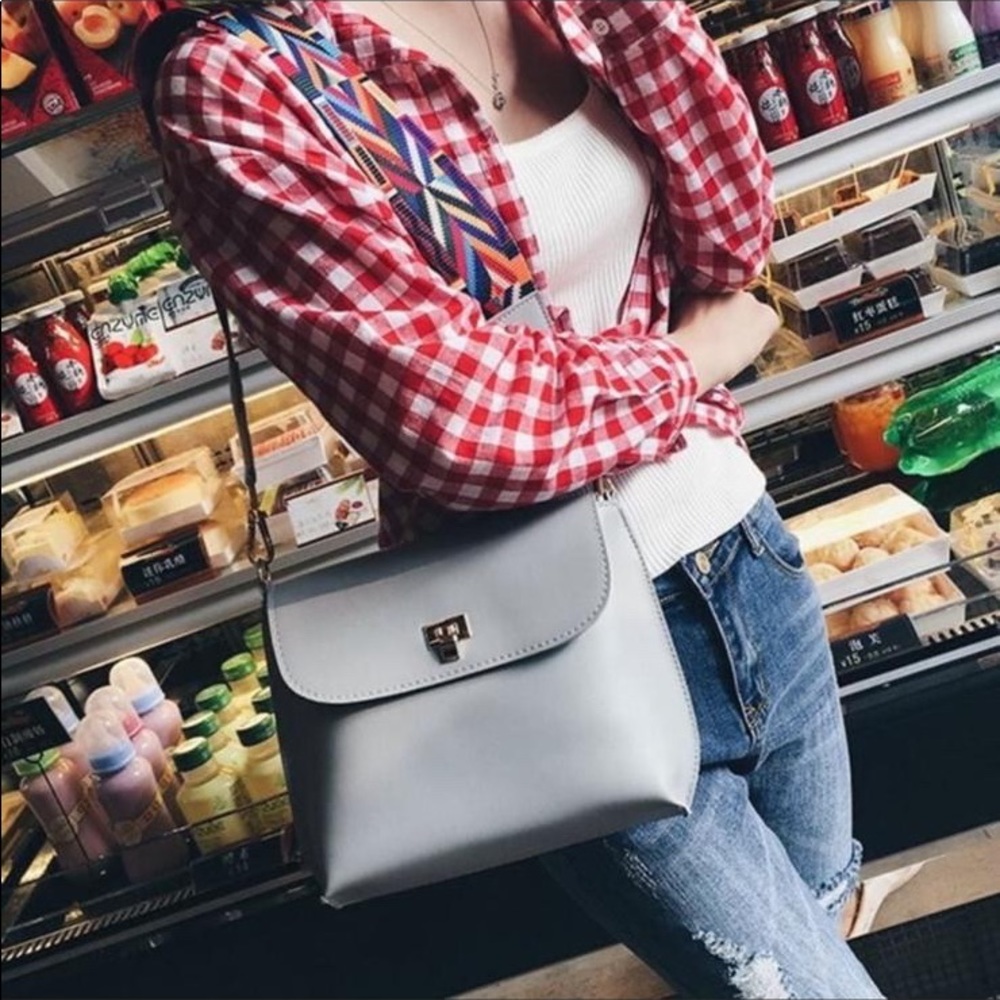 Stitch Trim Crossbody Bag